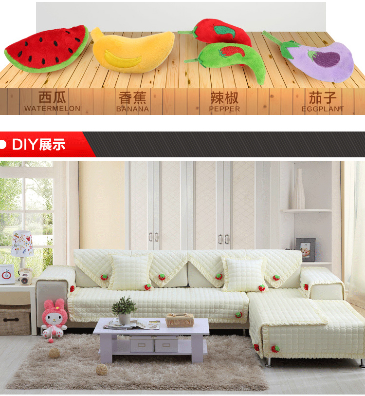 木子花开 可DIY秋冬新款短毛绒沙发垫坐垫防滑布艺坐垫定做沙发套沙发巾欧式 毛绒沙发垫 升级版负离子浅咖啡色 70*90cm