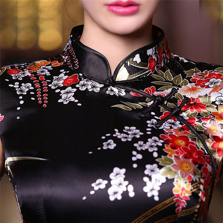 The 2015 summer, pickup classic and elegant qipao everyday dress retro style short of improved Sau San silk cheongsam dress low emulation on the need to come to grips qipao women's black safflower XXL picture, prices, brand platters! The elections are supplied in the national character of distribution, so action, buy now enjoy more preferential! As soon as possible.