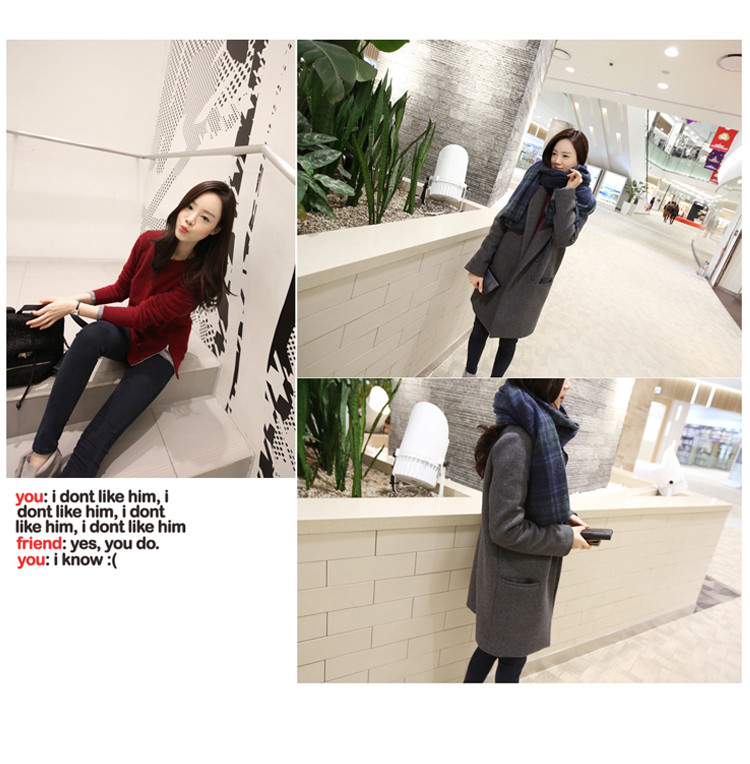 Gigi Lai following 2015 No. autumn and winter new product code women 200 catties a wool coat thick mm mount version in Korea thin long Leisure? jacket female gray hair L picture, prices, brand platters! The elections are supplied in the national character of distribution, so action, buy now enjoy more preferential! As soon as possible.