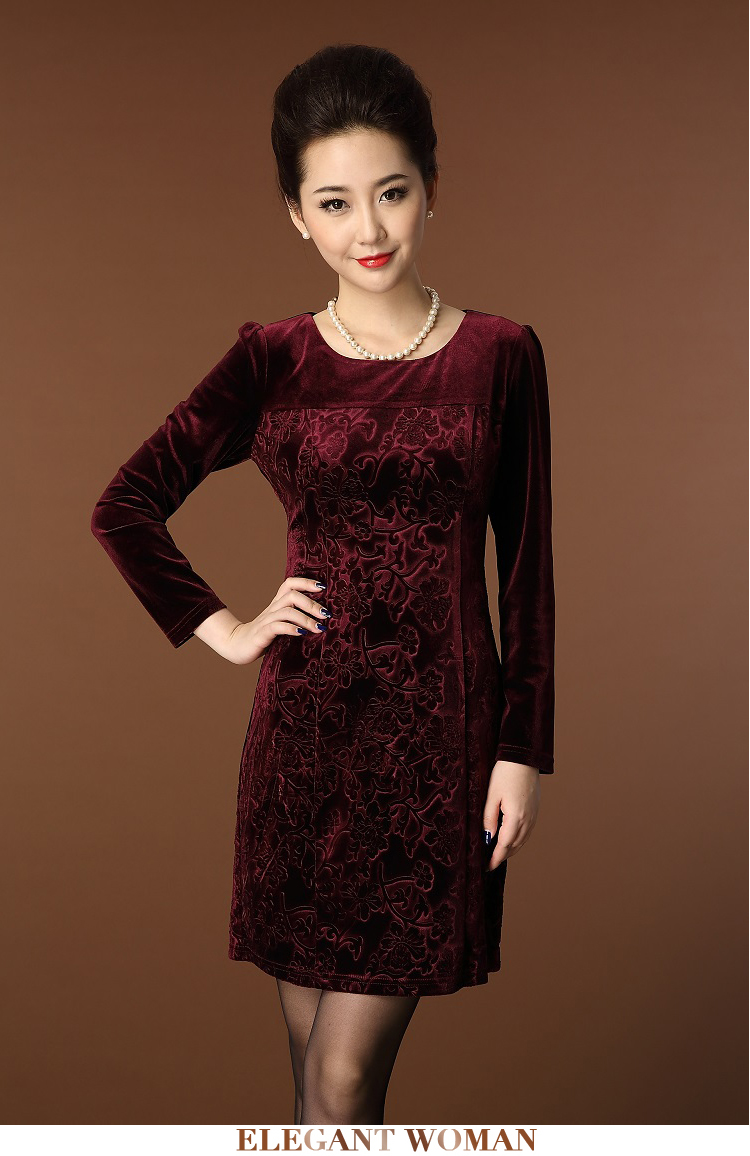 Van Gogh's temperament large non-marking video thin women Kim velvet gown dresses C02 Purple XXXL picture, prices, brand platters! The elections are supplied in the national character of distribution, so action, buy now enjoy more preferential! As soon as possible.