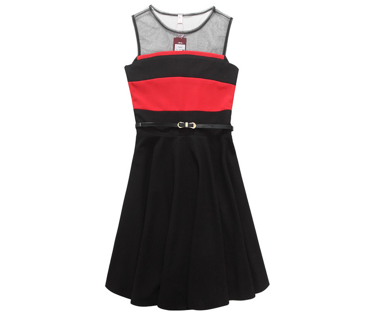 C.o.d. 2015 T-shirt + red petticoat stylish casual temperament long-sleeved video thin two kits dresses larger dress pack (Addition of diamond ornaments) black waistcoat + red petticoat XXXL picture, prices, brand platters! The elections are supplied in the national character of distribution, so action, buy now enjoy more preferential! As soon as possible.