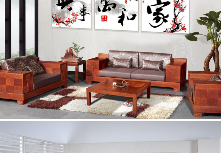 无框画装饰画客厅现代餐厅装饰画卧室装饰画欧式沙发背景墙装饰画三联壁画挂画墙画 W56 70*70 三件套