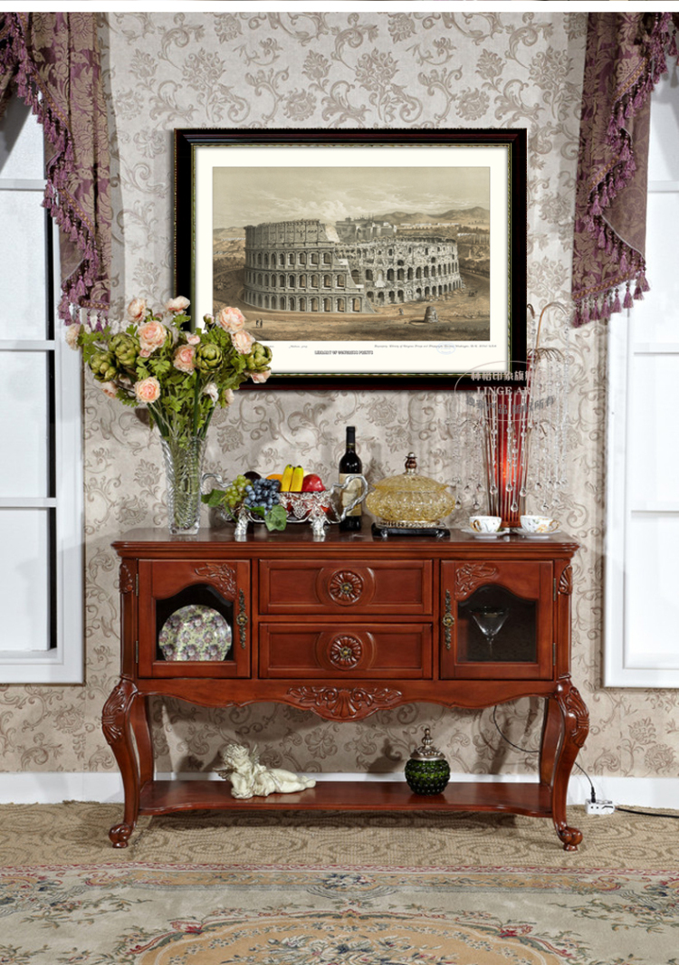 美式装饰画客厅现代简欧餐厅挂画书房壁画沙发