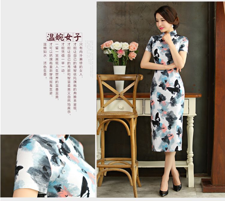 Mr Ronald, Retro improvements ILELIN2015 cotton linen national wind in Long of the forklift truck qipao Linen Dress qipao arts of the Republic of Korea Air-dress if blue S picture, prices, brand platters! The elections are supplied in the national character of distribution, so action, buy now enjoy more preferential! As soon as possible.