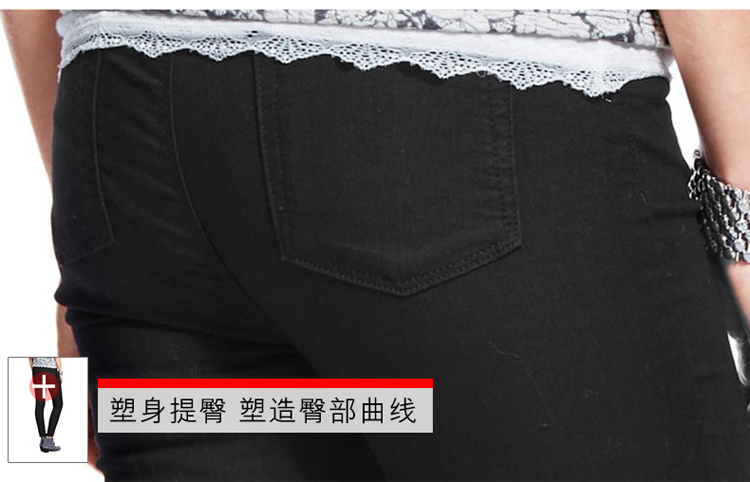 【2件75折】M&S/马莎 女紧身牛仔裤 T663182 ID 原价299 黑色 160/68A(10)