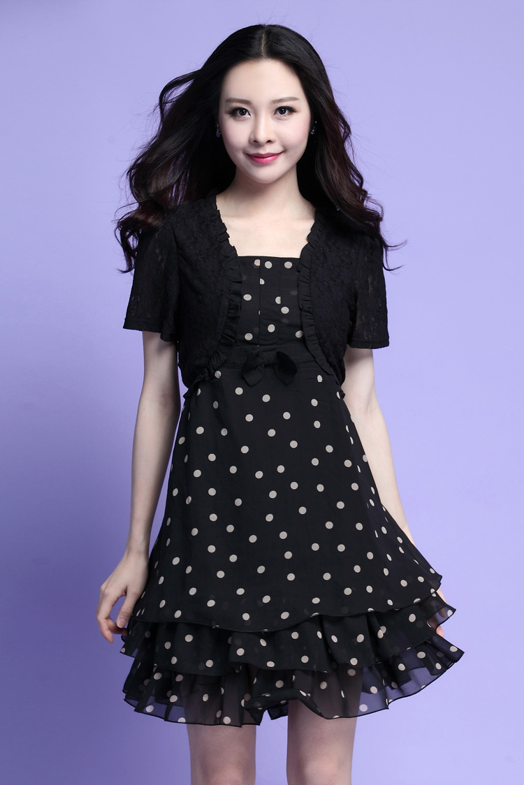 C.o.d. 2015 Summer new stylish casual temperament classic code women dot chiffon lace leave two garment bon bon skirt skirt black XXXXL cake picture, prices, brand platters! The elections are supplied in the national character of distribution, so action, buy now enjoy more preferential! As soon as possible.