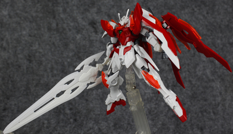 【1】美乐他 hg 1/144 高达 hgbf飞翼零式焱 炎高达 羽翼刀 焱大剑