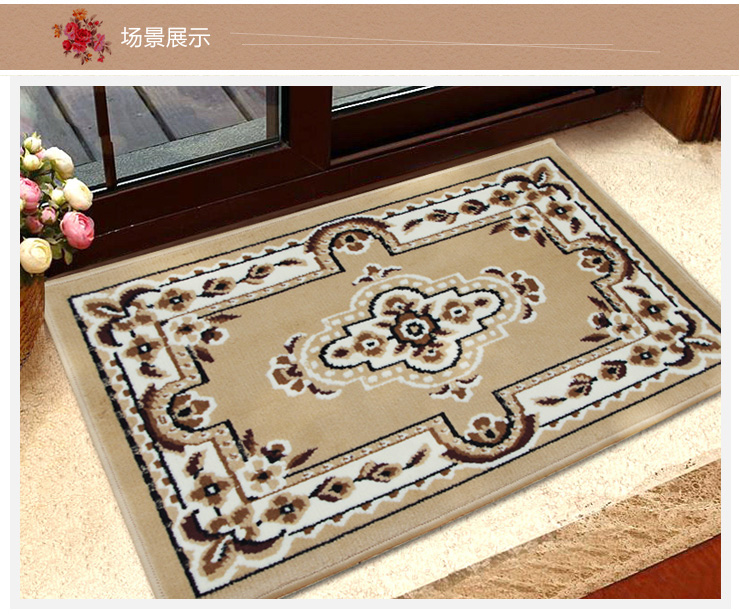享家康可系列欧式除尘防滑入户门垫60*90㎝门口垫  地垫 脚垫 进门地垫 暖日骄阳