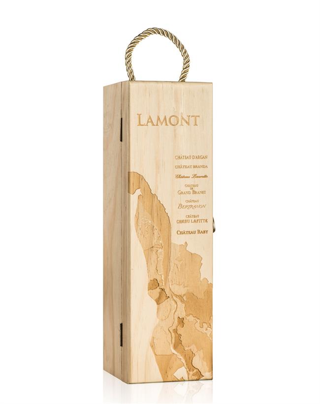 拉蒙 葡萄酒礼盒单支装 红酒高档木盒酒箱 波尔