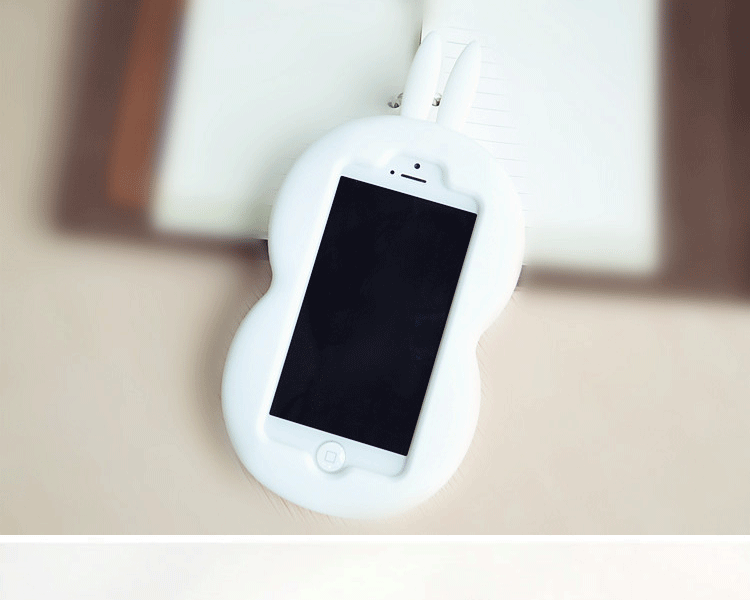 
                                        苹果7/6手机壳iPhone6/6splus iPhone7plus 5s兔子卡通硅胶套 粉色 苹果6/6s plus 5.5寸                