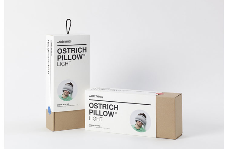 
                                        Ostrich Pillow Light 鸵鸟枕 头套午睡枕 靠枕 经典黑                