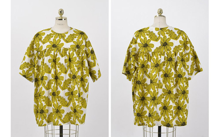 Livolsi summer 2015 new, long T pension Korea-U.S. retro flowers loose doll wind graphics thin ultra short dresses yellow XXL pictures, price, brand platters! Elections are good character, the national distribution, so why buy now enjoy more preferential! Health