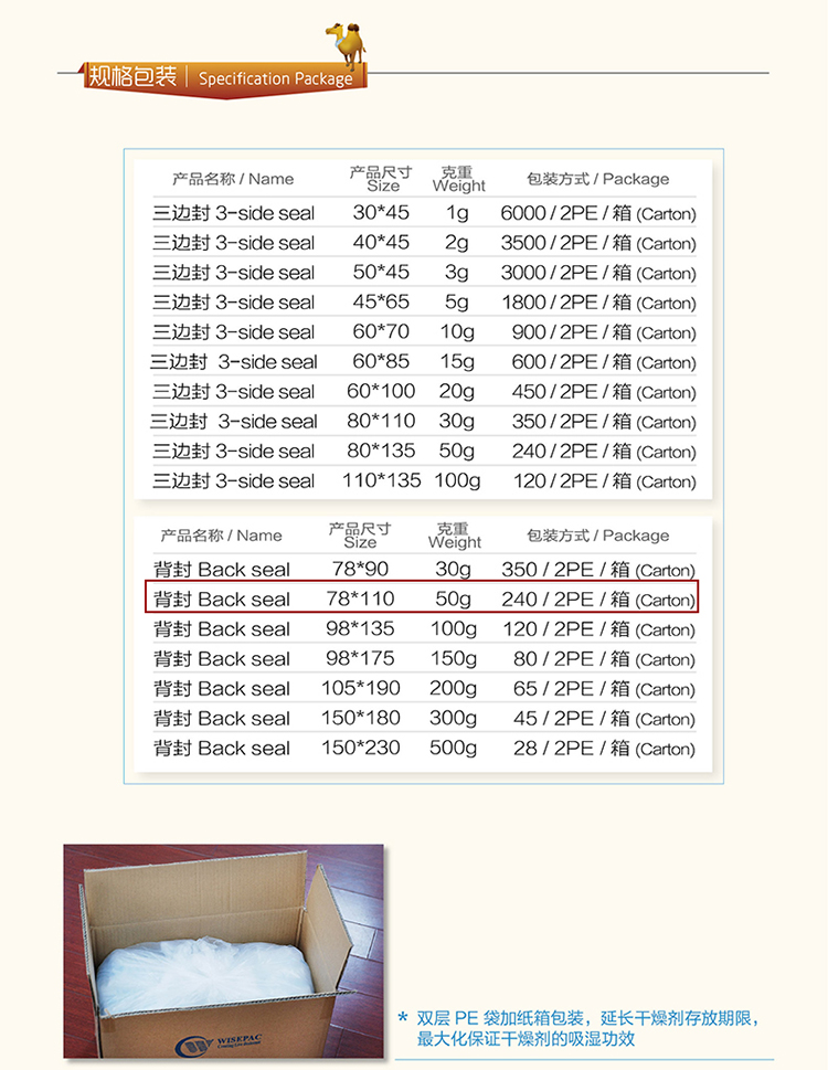 
                                                                                利威日纤纸50g克20小包硅胶文件资料档案柜储物柜工业器械干燥剂除湿防霉包防潮剂SGS认证                
