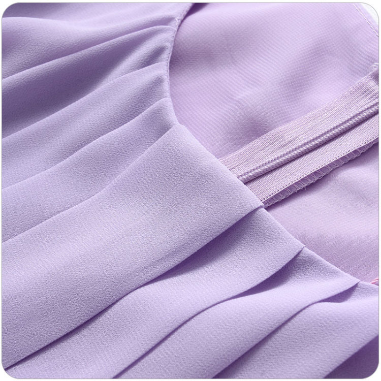 C.o.d. 2015 Summer new stylish casual temperament classic look like Susy Nagle OL chiffon short-sleeved video thin large skirt (feed belts) Purple XXL picture, prices, brand platters! The elections are supplied in the national character of distribution, so action, buy now enjoy more preferential! As soon as possible.