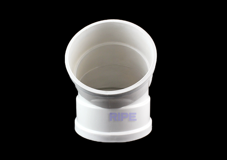 PVC排水管 45度弯头 50 75 110 PVC水管管件