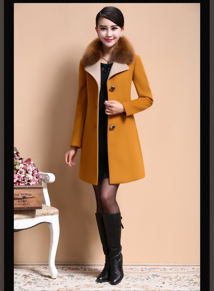 About the  2015 autumn and winter Jadeite Jade Mount Gross Korean female jacket? 