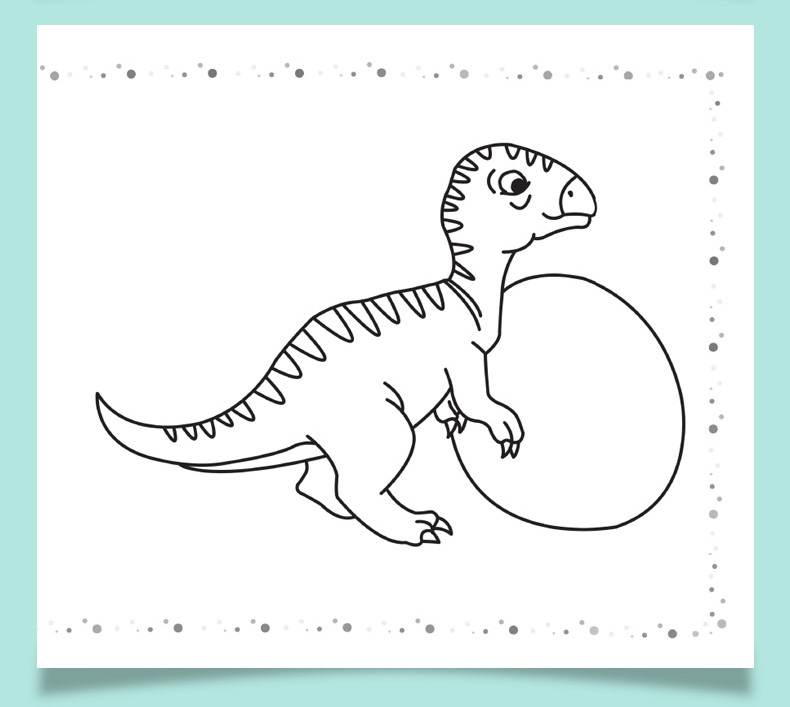 【5件48元】6册幼儿画画启蒙恐龙王国简笔画 幼儿园宝宝涂色书3-6岁