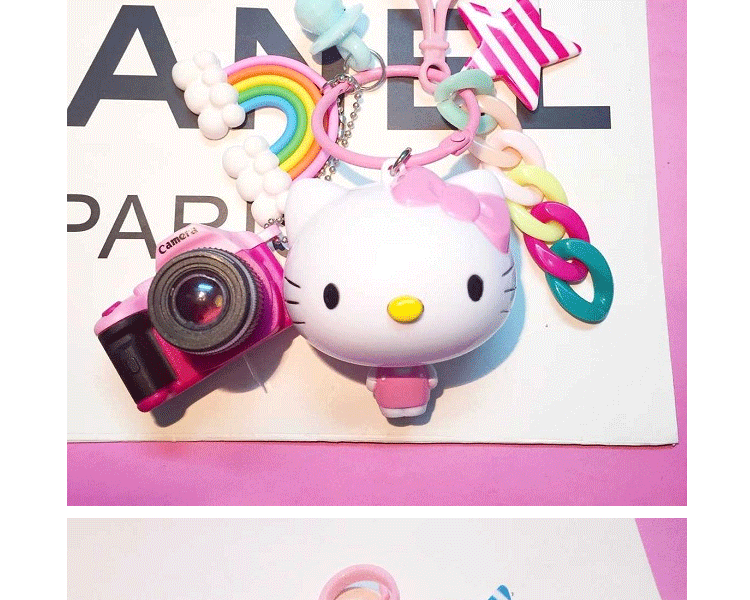 机器猫叮当猫hello kitty凯蒂猫可爱卡通车钥匙扣包包挂件圈 叮当猫