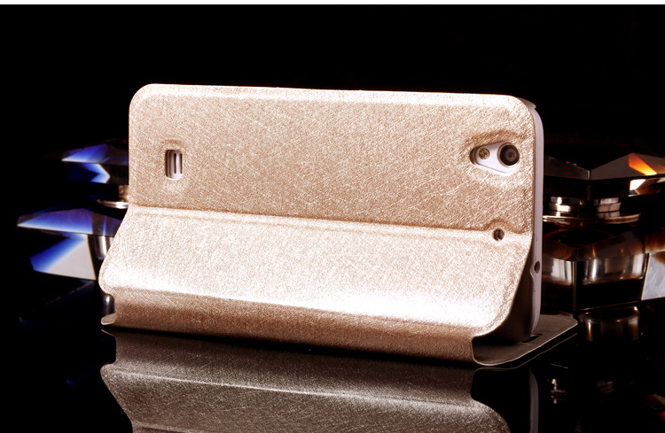 海戈 适用于华为G620-L75\/L52手机套 蚕丝纹皮