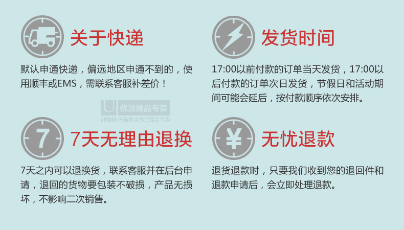 umbra TAKE 5 五时挂钟 无数字墙饰挂钟 简约黑色 环保塑胶 黑色040
