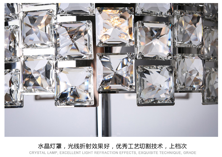 
                                        kc灯具水晶欧式落地灯现代简约创意客厅卧室立式落地台灯 KC-F9030-4                
