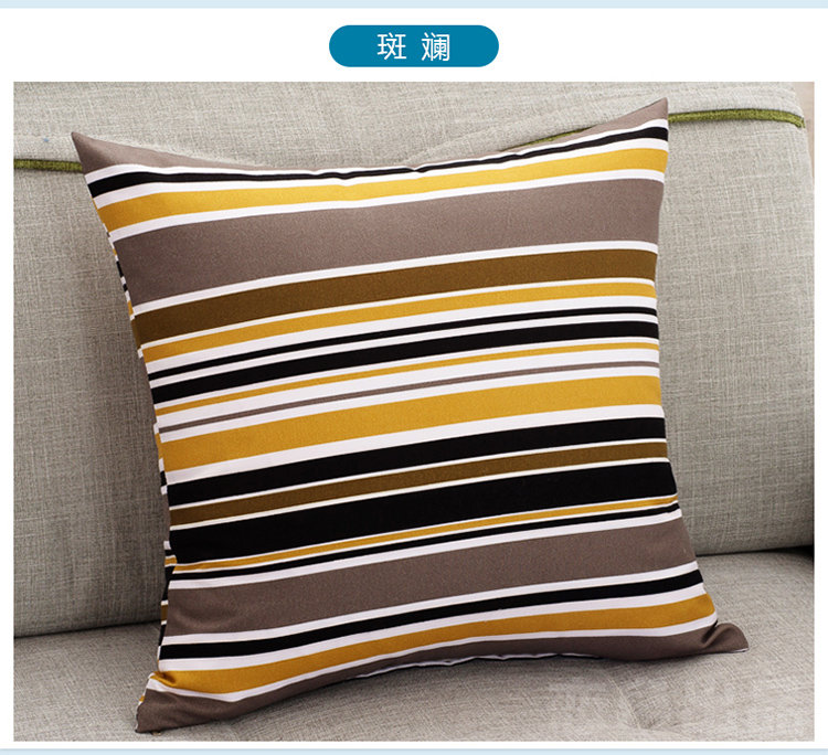 
                                        草木之语 抱枕靠垫枕办公室午睡枕套芯护腰枕靠坐垫 青枝 40cm*40cm                