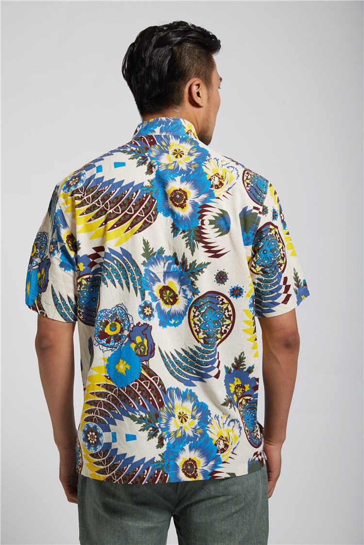 De-Tang Fei gradually summer 2015 new cotton Ma men Chinese short-sleeved Chinese clothing multi-color optional Bluetooth 3 XL/190 pictures, price, brand platters! Elections are good character, the national distribution, so why buy now enjoy more preferential! Health
