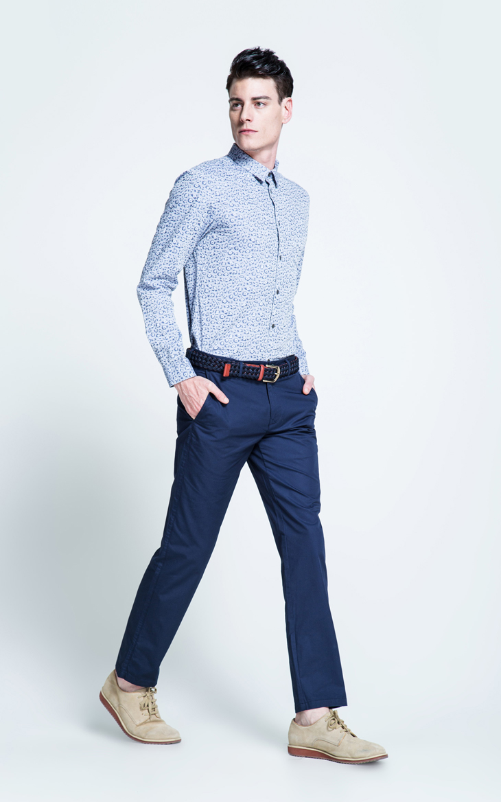 京东商城 杰克琼斯JackJones纯棉男士提花印花