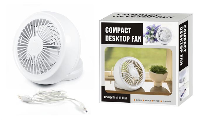 果珈 创意小型USB 电池两用迷你风扇 电风扇 