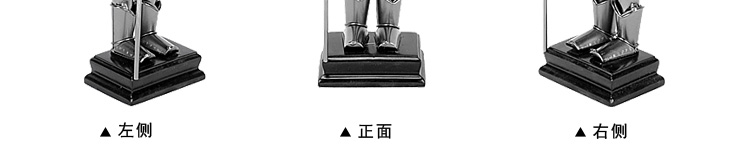 翻旧事 铁艺武士装饰品摆件 欧式工艺品礼品 家居摆设装饰品 6058 0