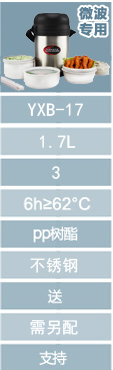 泰福高T-0047/0042 真空保温饭盒 三层便当盒保温桶 304不锈钢内盒 不漏好品质 桃粉色/T-0047 1.5L