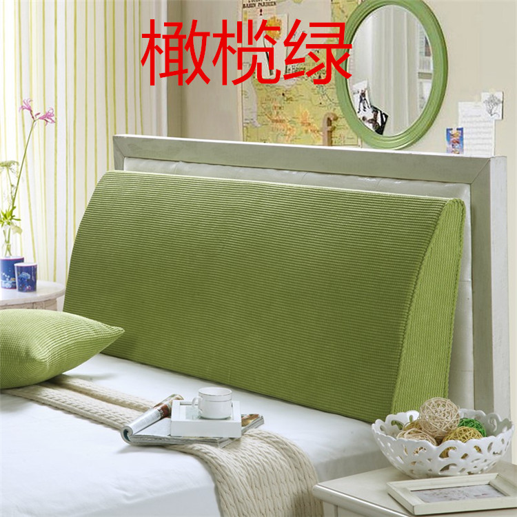 
                                        典奈家居 可拆洗玉米绒三角形床头软包靠垫 榻榻米床弧形靠背 卡宴驼 长120*高50*厚10cm                