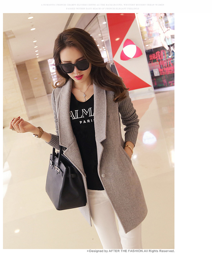 Ms Audrey EU Bai Ya 2015 Autumn new Korean version of a wool coat leisure spring and autumn the auricle of the girl-Mao jacket coat girl in long?) G5893 Light Gray L picture, prices, brand platters! The elections are supplied in the national character of distribution, so action, buy now enjoy more preferential! As soon as possible.