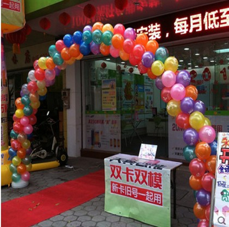 
                                        娜芸 婚庆布置气球拱门 公司庆典 开业活动装饰便携式拱门 婚庆结婚庆典充气球门 开业婚礼道 8节拱门一套+2.2克气球两包 其他                