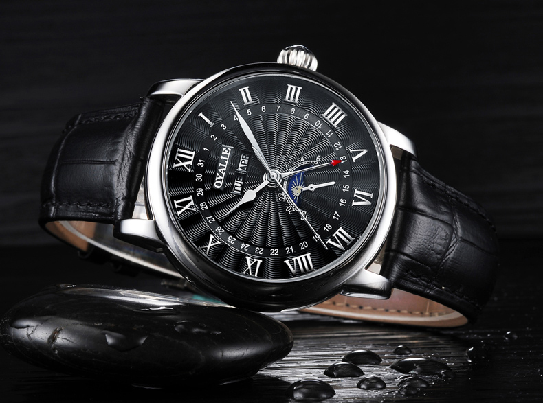 欧亚利\/Oyalie 手表多功能自动机械表 男款皮带