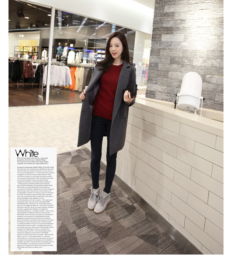 Gigi Lai following 2015 No. autumn and winter new product code women 200 catties a wool coat thick mm mount version in Korea thin long Leisure? jacket female gray hair L picture, prices, brand platters! The elections are supplied in the national character of distribution, so action, buy now enjoy more preferential! As soon as possible.