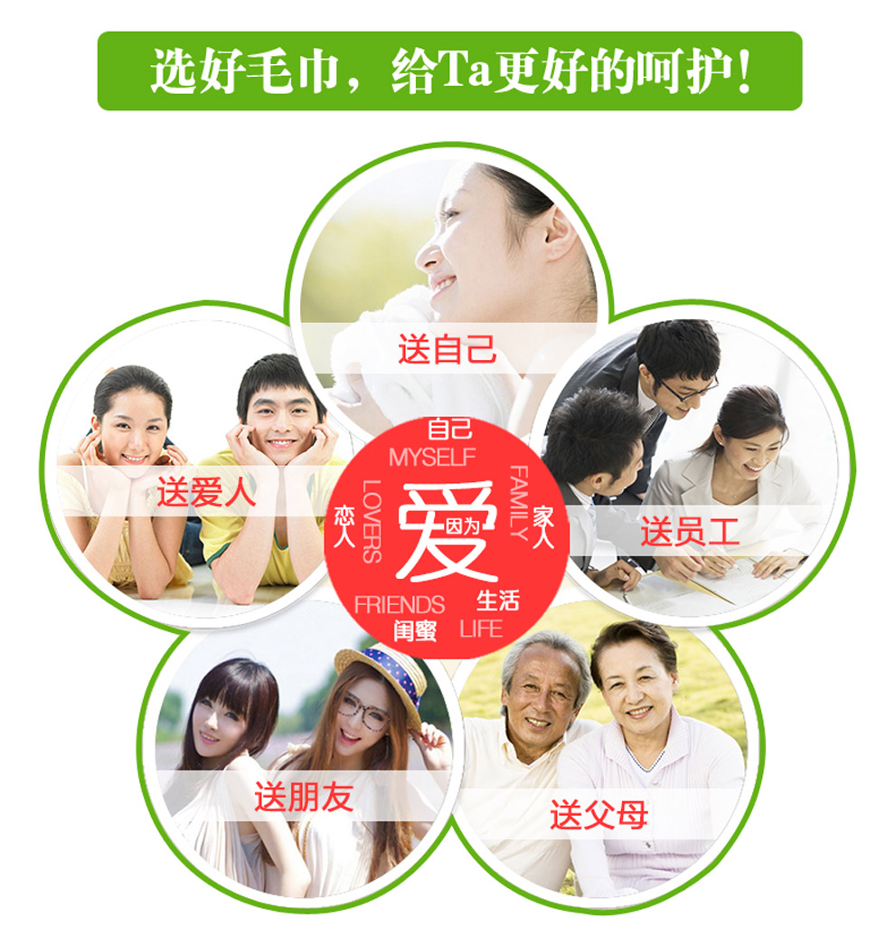 贝雅琪竹纤维毛巾洁面吸水洗脸面巾柔软舒适汗巾 两条装(蓝绿) #34
