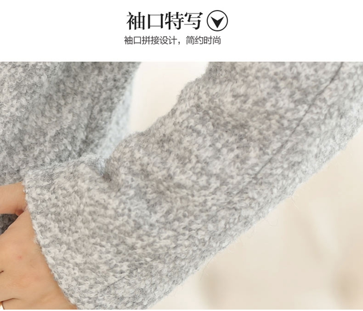BEDZ 2015秋冬新款毛呢外套妮子大衣女大码厚双排扣 紫色 XXL