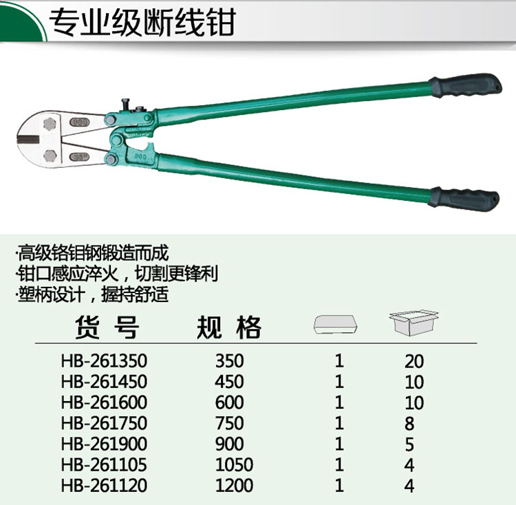 hanbon汉邦 专业级断线钳 261350(规格 750mm)