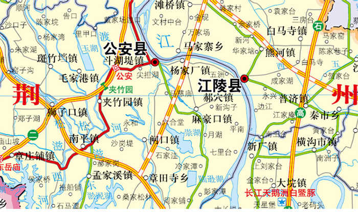 [bf]湖北省地图-新版-芦仲进-中国地图出版社图片