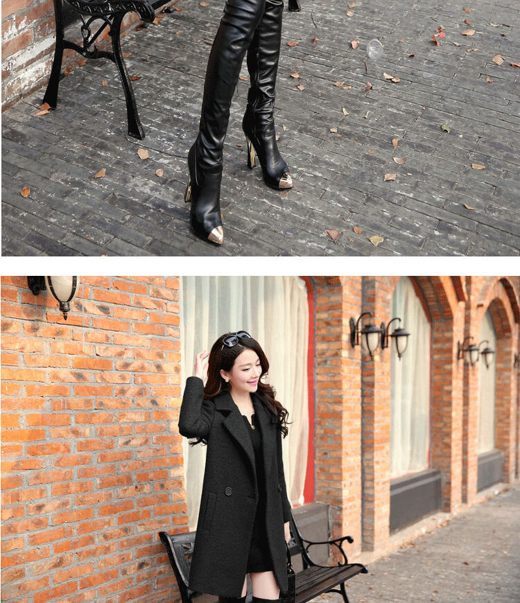 Yi Guo Meng gross? autumn and winter coats women 2015 replacing the new Korean version of Sau San over the medium to longer term of 1085 black jacket? M picture, prices, brand platters! The elections are supplied in the national character of distribution, so action, buy now enjoy more preferential! As soon as possible.
