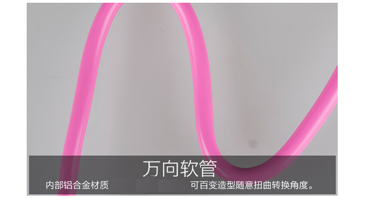 
                                        乾越（qianyue） 懒人夹 创意床头手机支架 双夹子底座通用 奶油白色                