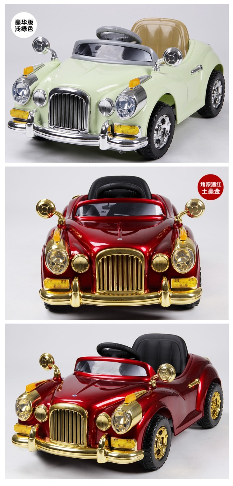 00 伊里奇 宝马儿童电动车四轮遥控汽车宝宝玩具车可坐小孩双驱童车