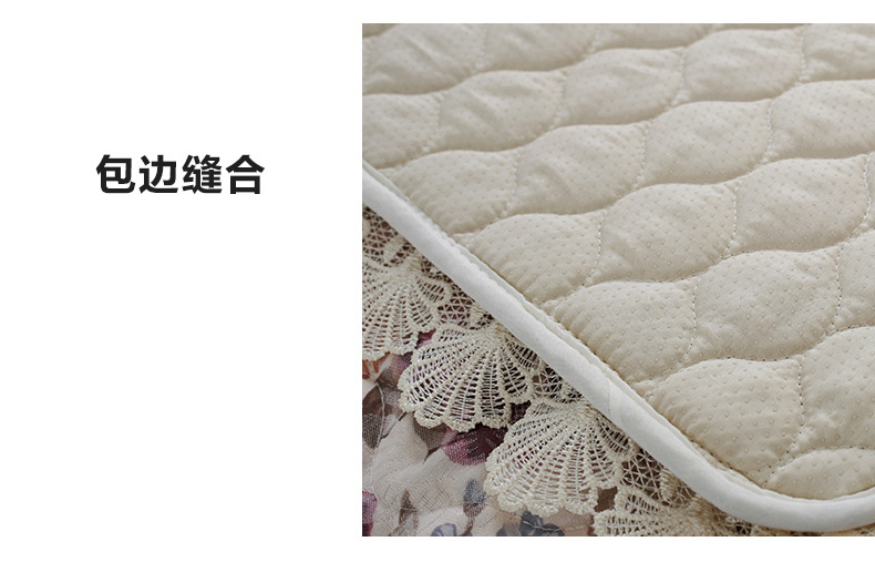 草色帘青四季仿亚麻沙发垫欧式防滑坐垫蕾丝沙发巾皮沙发套罩 灰蓝典雅 90*160cm 一条