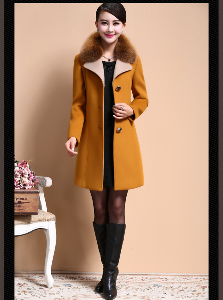 About the  2015 autumn and winter Jadeite Jade Mount Gross Korean female jacket? 