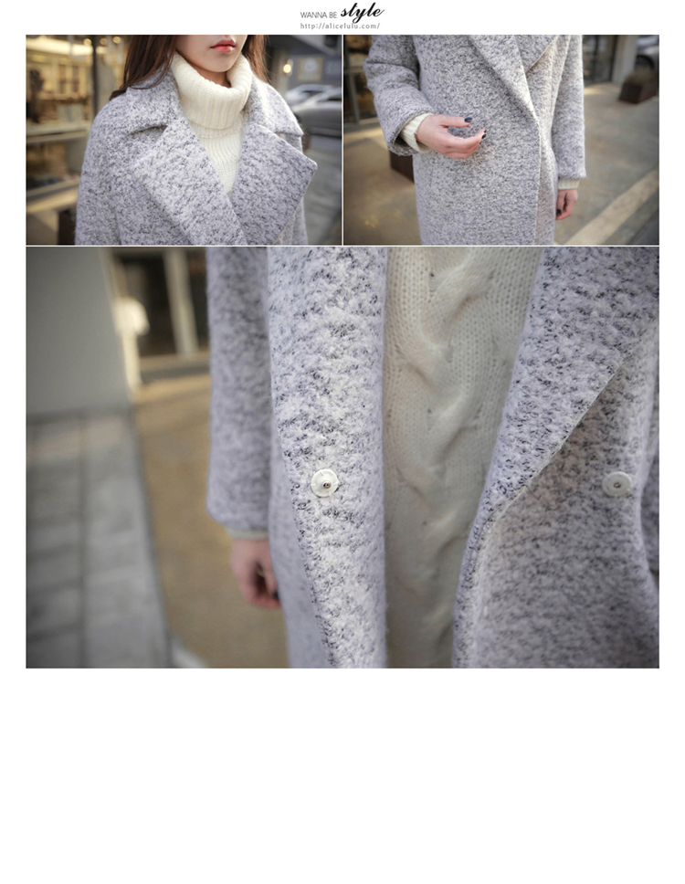 Keini Gloria female hair? 2015 autumn and winter coats the new Korean college wind in stylish long loose a wool coat gray S picture, prices, brand platters! The elections are supplied in the national character of distribution, so action, buy now enjoy more preferential! As soon as possible.