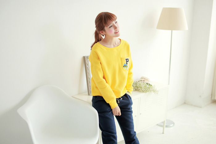 Lei Yu Hsuan larger women 2015 autumn and winter new Korean edition of the sportswear thick wool sweater stylish cartoon picture students Sau San video thin leisure wears the girl blue XL Photo, prices, brand platters! The elections are supplied in the national character of distribution, so action, buy now enjoy more preferential! As soon as possible.