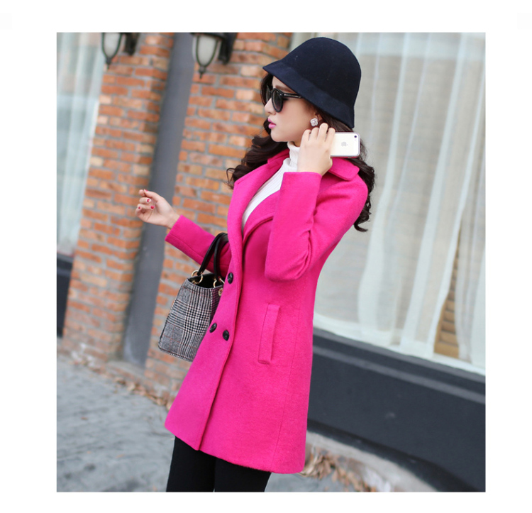 2015 Fall/Winter Collections Korean citizenry Stylish coat Sau San simple Western business suits in long-sleeved long double-coats female green gross? L picture, prices, brand platters! The elections are supplied in the national character of distribution, so action, buy now enjoy more preferential! As soon as possible.