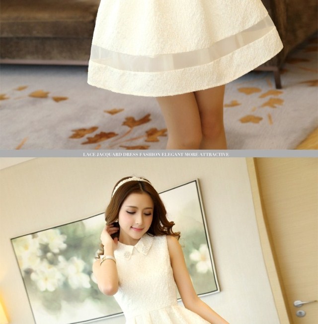 According to Chi-sun 2015 spring new Korean Beauty sleeveless bridesmaid dress dresses shaggy skirt-white pictures, price, brand platters! Elections are good character, the national distribution, so why buy now enjoy more preferential! Health