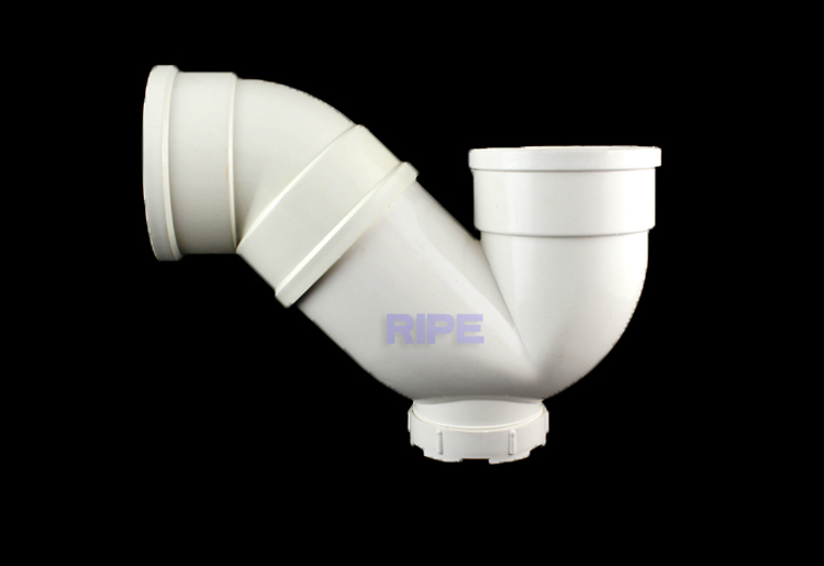 5075110 PVC排水管 P形存水弯 PVC下水管 P